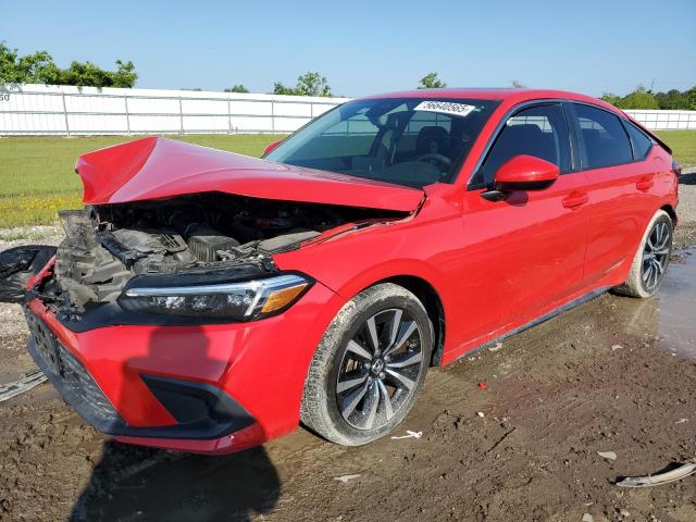 19XFL1H72NE011590 - 2022 HONDA CIVIC EXL RED photo 1