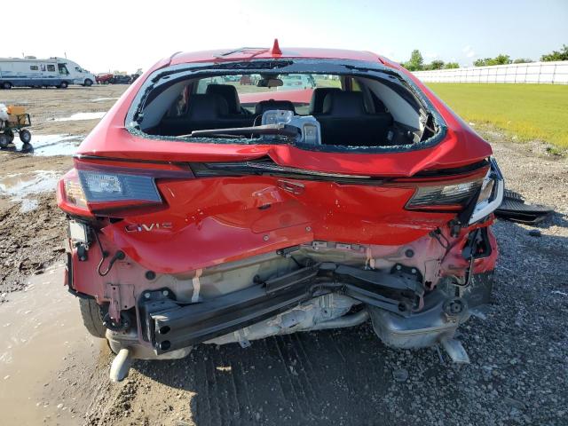 19XFL1H72NE011590 - 2022 HONDA CIVIC EXL RED photo 6