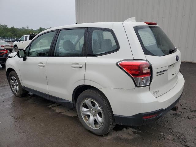 JF2SJAAC2HH468234 - 2017 SUBARU FORESTER 2.5I WHITE photo 2