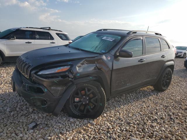 1C4PJMBX1JD562416 - 2018 JEEP CHEROKEE TRAILHAWK GRAY photo 1