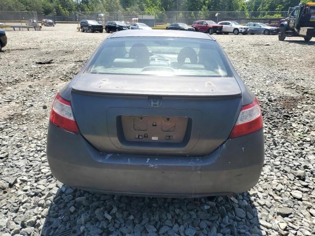 2HGFG12806H519439 - 2006 HONDA CIVIC EX GRAY photo 6