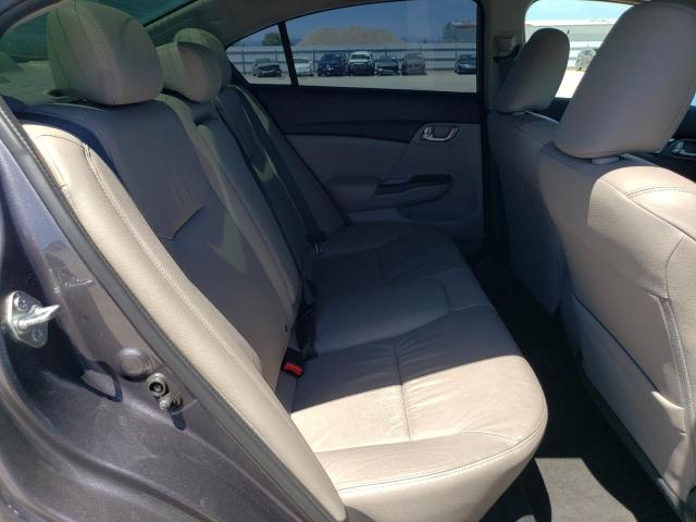 19XFB2F91EE231025 - 2014 HONDA CIVIC EXL 灰色 照片 10