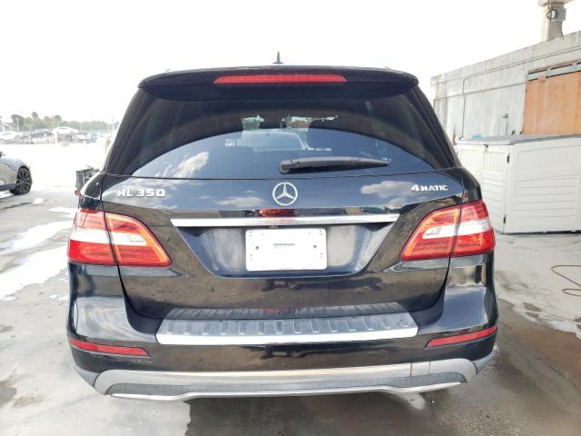 4JGDA5HB9CA025295 - 2012 MERCEDES-BENZ ML 350 4MATIC BLACK photo 6