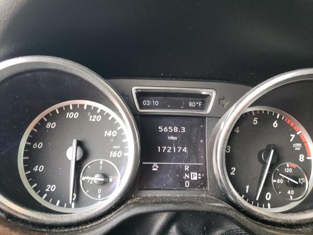 4JGDA5HB9CA025295 - 2012 MERCEDES-BENZ ML 350 4MATIC BLACK photo 9