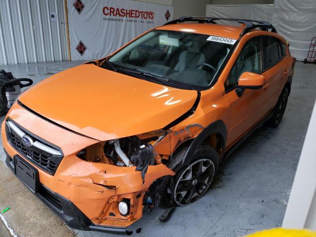 JF2GTABC7JH309942 - 2018 SUBARU CROSSTREK PREMIUM ORANGE photo 1