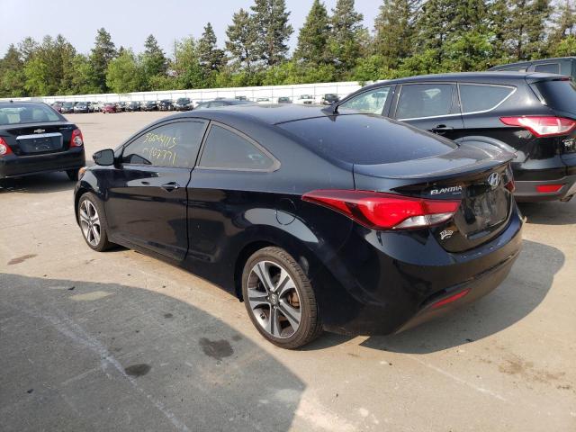 KMHDH6AH3EU028548 - 2014 HYUNDAI ELANTRA CO GS BLACK photo 2