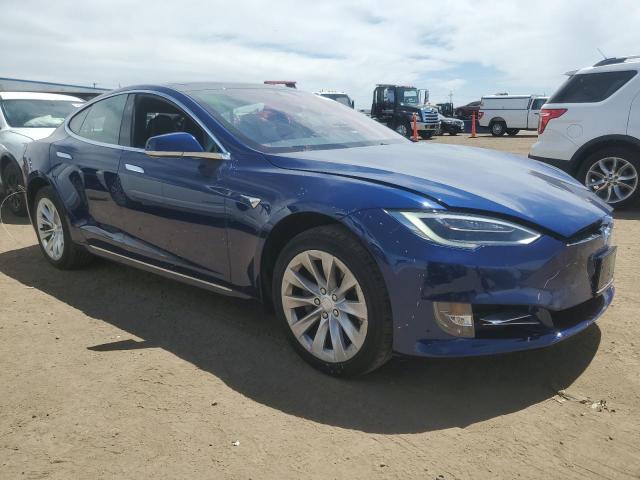 5YJSA1E29JF284124 - 2018 TESLA MODEL S BLUE photo 4