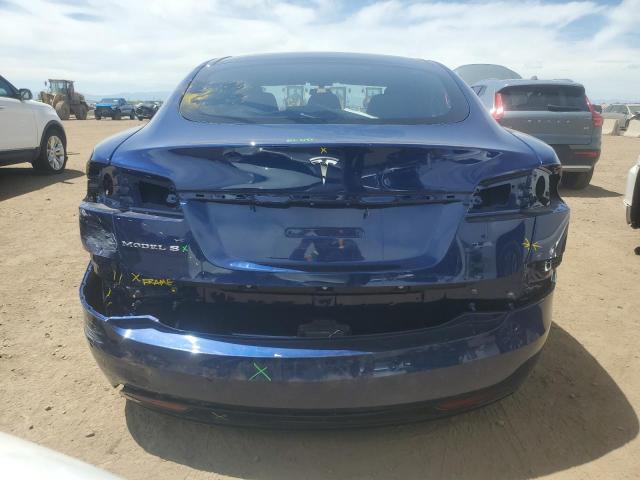5YJSA1E29JF284124 - 2018 TESLA MODEL S BLUE photo 6