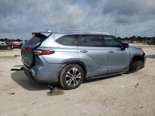 5TDGZRAH1MS076830 - 2021 TOYOTA HIGHLANDER XLE Turkuaz foto 3