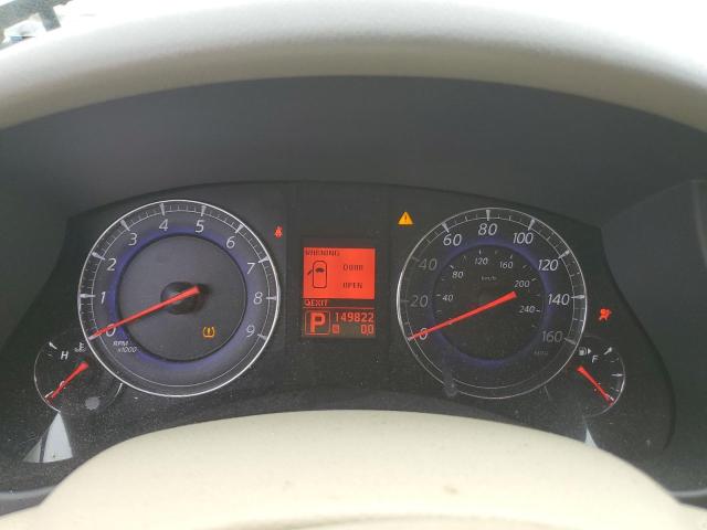 JNKAJ09E08M302536 - 2008 INFINITI EX35 BASE Սպիտակ լուսանկար 9