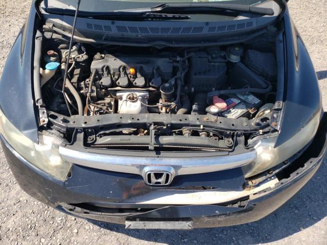 1HGFA16806L139662 - 2006 HONDA CIVIC EX BLACK photo 11