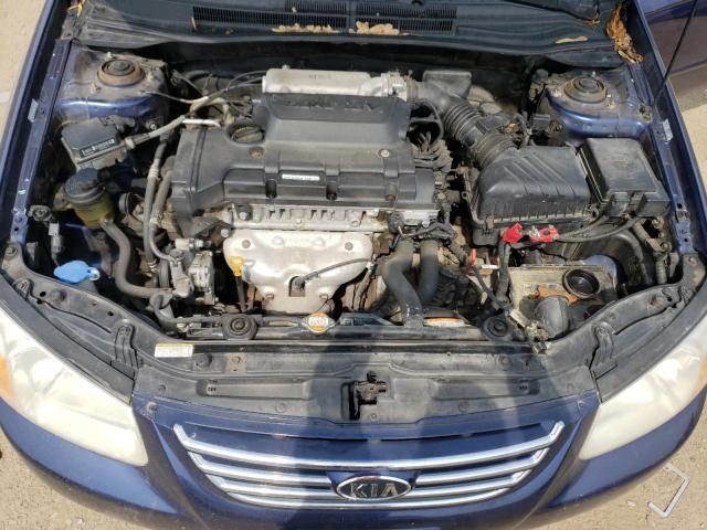 KNAFE121875464607 - 2007 KIA SPECTRA EX BLUE photo 11