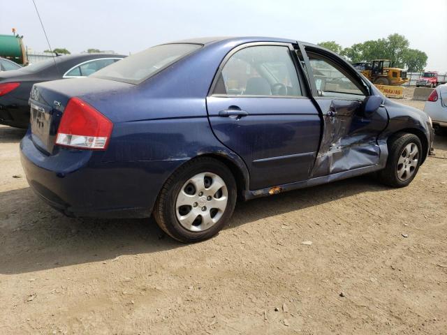 KNAFE121875464607 - 2007 KIA SPECTRA EX BLUE photo 3