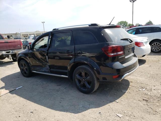 3C4PDCGG7JT369627 - 2018 DODGE JOURNEY CROSSROAD BLACK photo 2