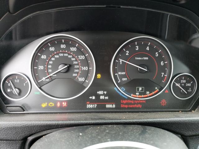 WBA8B3C35HK777596 - 2017 BMW 340 I SILVER photo 9