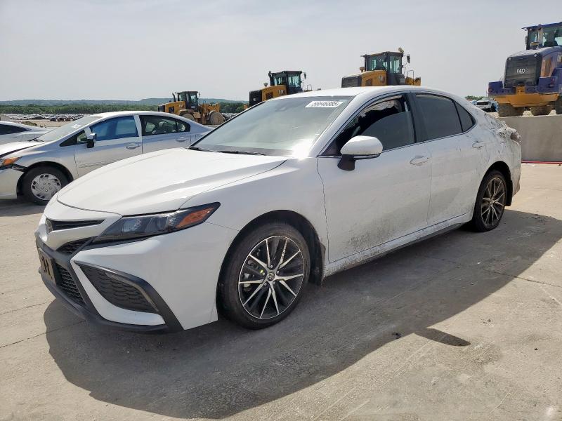 4T1G11AK1RU219956 - 2024 TOYOTA CAMRY SE NIGHT SHADE WHITE photo 1