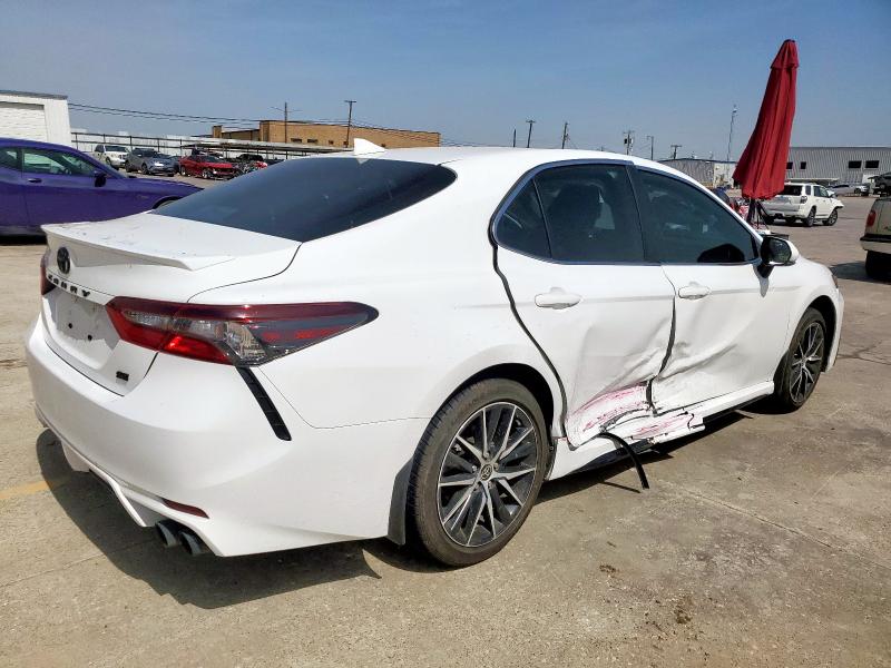 4T1G11AK1RU219956 - 2024 TOYOTA CAMRY SE NIGHT SHADE WHITE photo 3