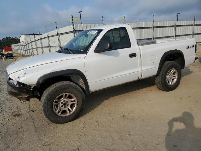 1D7GG36N24S657641 - 2004 DODGE DAKOTA SPORT WHITE photo 1