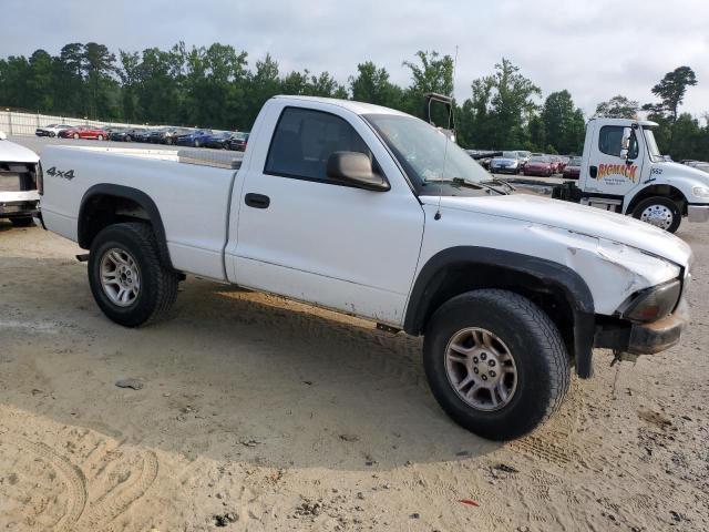 1D7GG36N24S657641 - 2004 DODGE DAKOTA SPORT WHITE photo 4