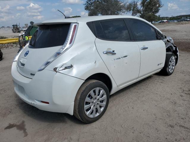 1N4AZ0CP0FC332830 - 2015 NISSAN LEAF S WHITE photo 3