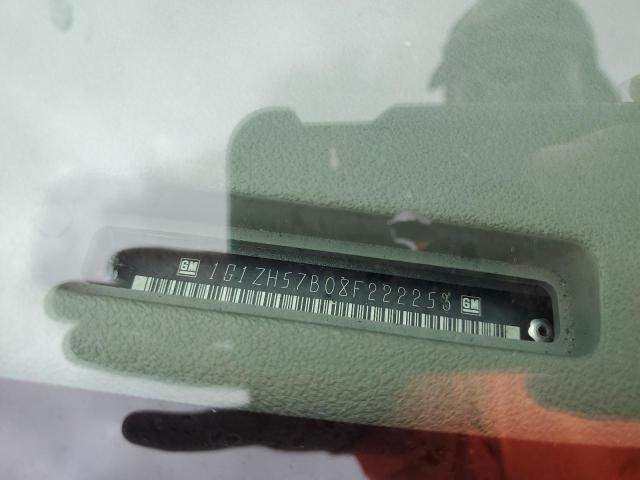 1G1ZH57B08F222253 - 2008 CHEVROLET MALIBU 1LT SILVER photo 12