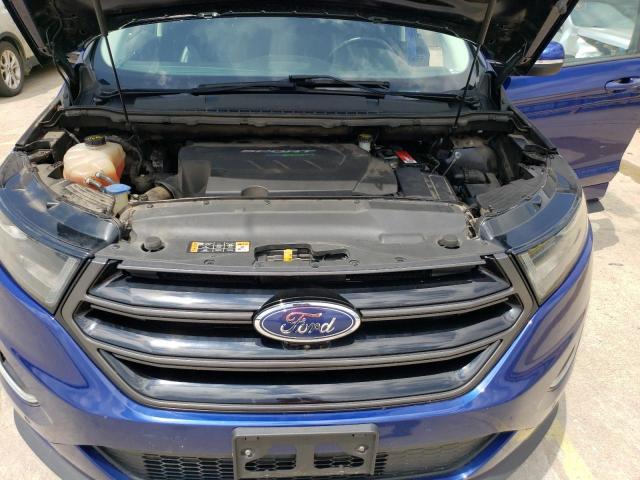 2FMTK4AP7FBC16702 - 2015 FORD EDGE SPORT BLUE photo 12