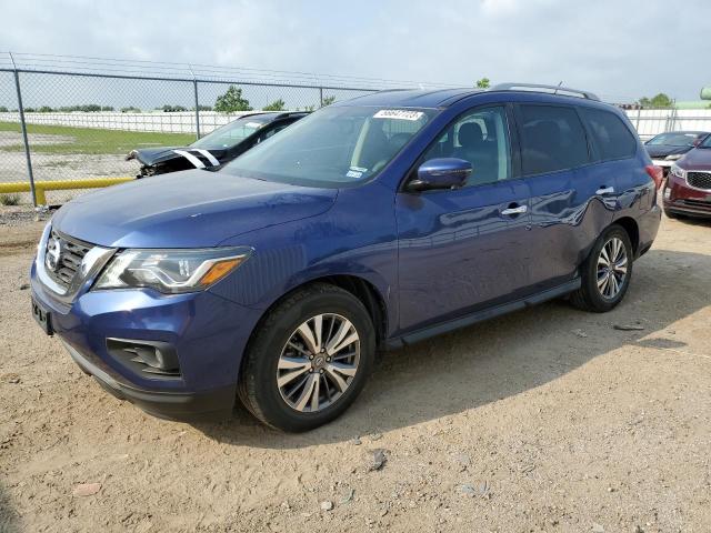 5N1DR2MN0JC634686 - 2018 NISSAN PATHFINDER S BLUE photo 1