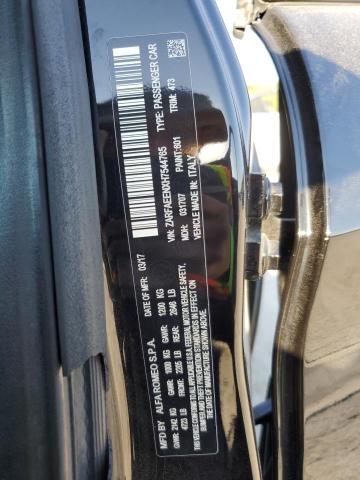 ZARFAEENXH7544765 - 2017 ALFA ROMEO GIULIA TI Q4 BLACK photo 13