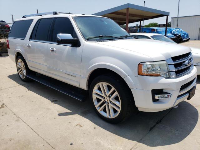 1FMJK1MT9FEF12923 - 2015 FORD EXPEDITION EL PLATINUM WHITE photo 4