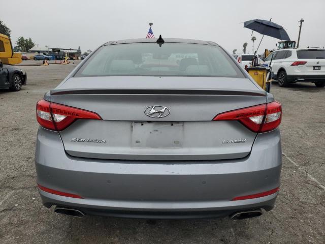 5NPE34AF4FH019329 - 2015 HYUNDAI SONATA SPORT GRAY photo 6