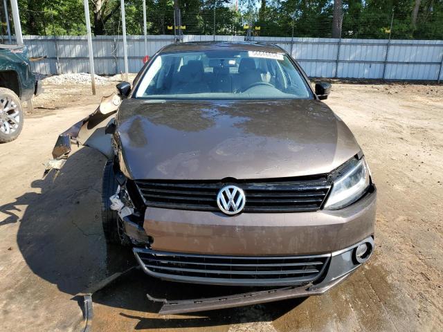 3VW2K7AJ9EM365460 - 2014 VOLKSWAGEN JETTA BASE BROWN photo 5