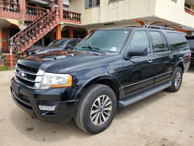 1FMJK1JT2HEA06504 - 2017 FORD EXPEDITION EL XLT BLACK photo 1