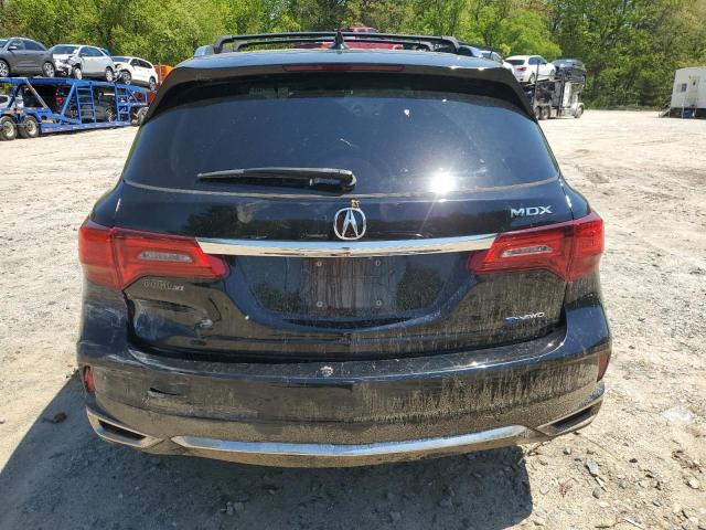 5J8YD7H54KL000053 - 2019 ACURA MDX SPORT HYBRID TECHNOLOGY BLACK photo 6