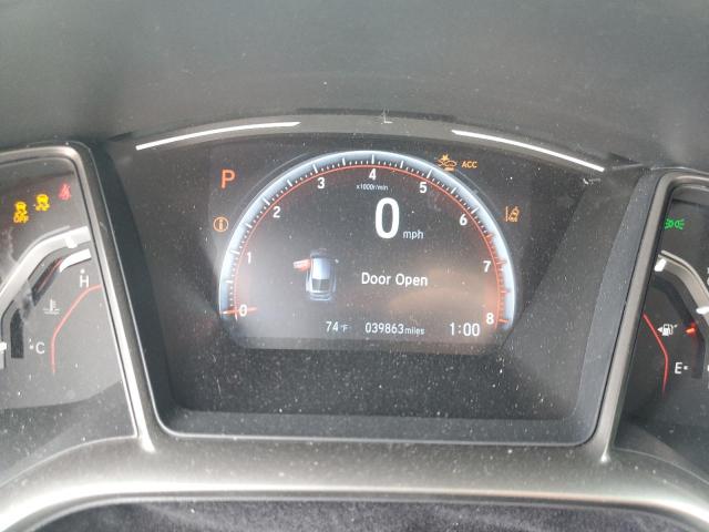 SHHFK7H91LU209929 - 2020 HONDA CIVIC SPORT TOURING GRAY photo 9