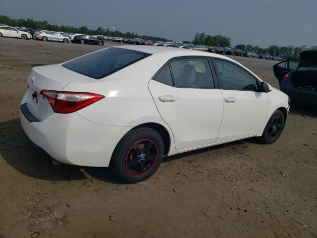 2T1BURHEXEC085265 - 2014 TOYOTA COROLLA L WHITE photo 3