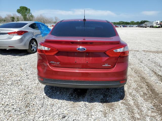 1FADP3F28DL372929 - 2013 FORD FOCUS SE RED photo 6