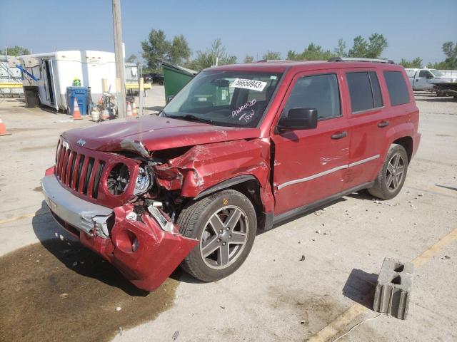 1J4FT48B29D178779 - 2009 JEEP PATRIOT LIMITED RED photo 1