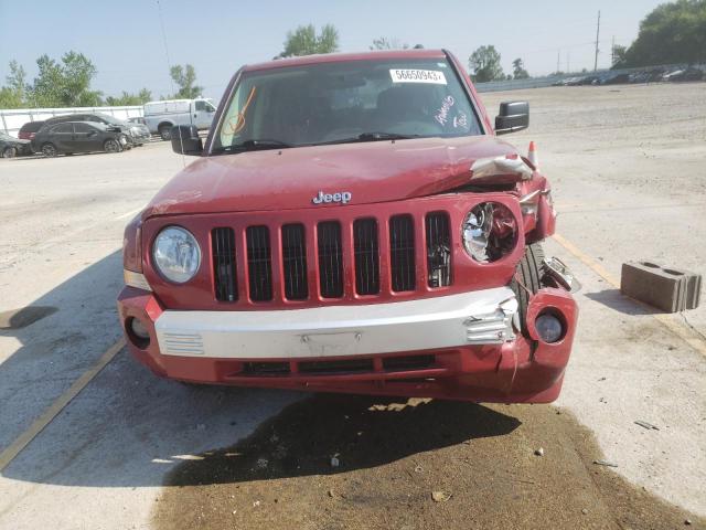 1J4FT48B29D178779 - 2009 JEEP PATRIOT LIMITED RED photo 5