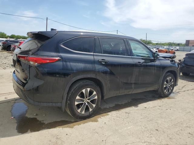 5TDHZRBH6LS503663 - 2020 TOYOTA HIGHLANDER XLE Սև լուսանկար 3