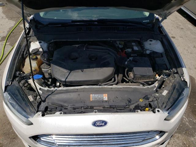 3FA6P0K9XER169604 - 2014 FORD FUSION TITANIUM WHITE photo 11