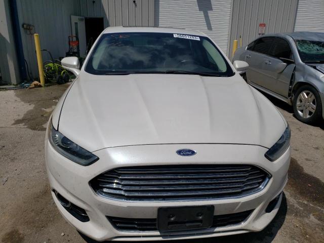 3FA6P0K9XER169604 - 2014 FORD FUSION TITANIUM WHITE photo 5