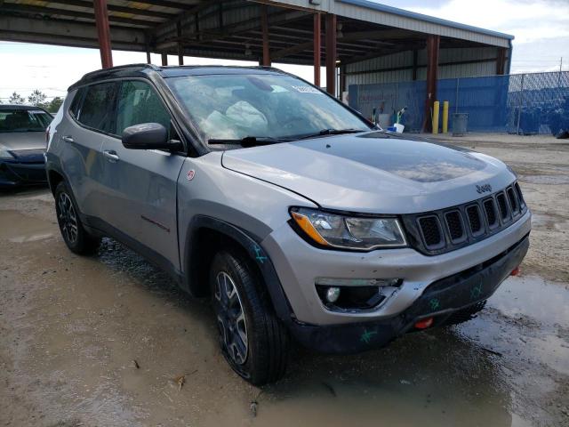 3C4NJDDBXKT799989 - 2019 JEEP COMPASS TRAILHAWK SILVER photo 4