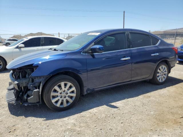 3N1AB7AP0JY320478 - 2018 NISSAN SENTRA S BLUE photo 1