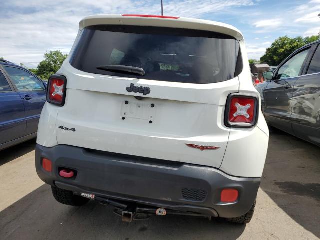 ZACCJBCT2FPC07696 - 2015 JEEP RENEGADE TRAILHAWK WHITE photo 6