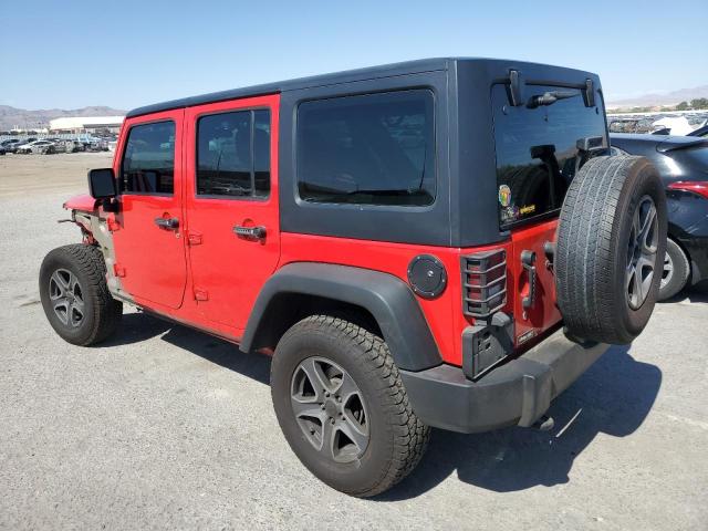 1C4BJWDG2HL699643 - 2017 JEEP WRANGLER U SPORT RED photo 2