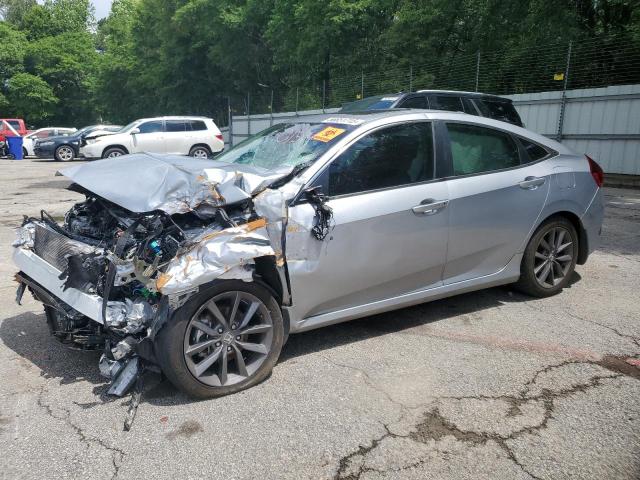 19XFC1F73LE015146 - 2020 HONDA CIVIC EXL SILVER photo 1