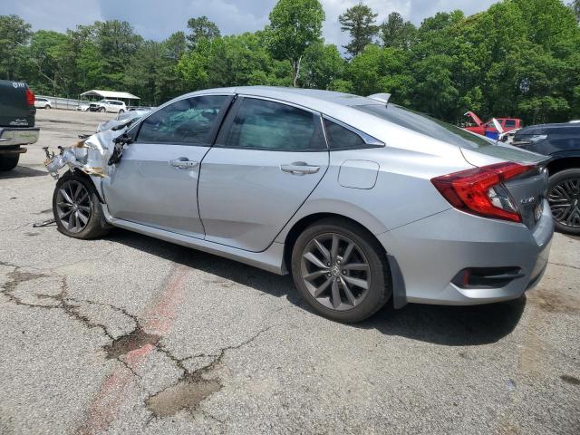 19XFC1F73LE015146 - 2020 HONDA CIVIC EXL SILVER photo 2