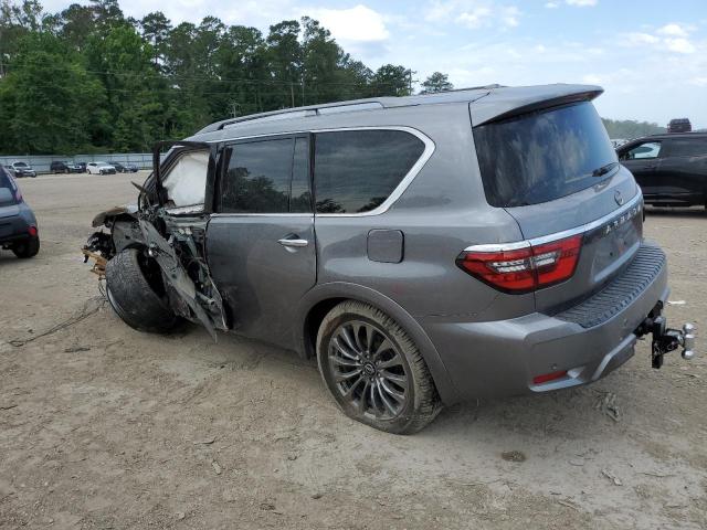 JN8AY2DA3M9372238 - 2021 NISSAN ARMADA PLATINUM GRAY photo 2