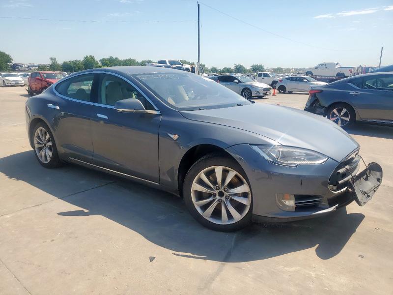 5YJSA1DNXDFP20110 - 2013 TESLA MODEL S GRAY photo 4