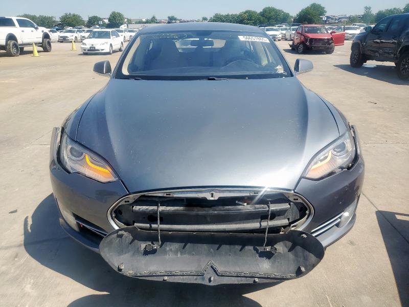 5YJSA1DNXDFP20110 - 2013 TESLA MODEL S GRAY photo 5